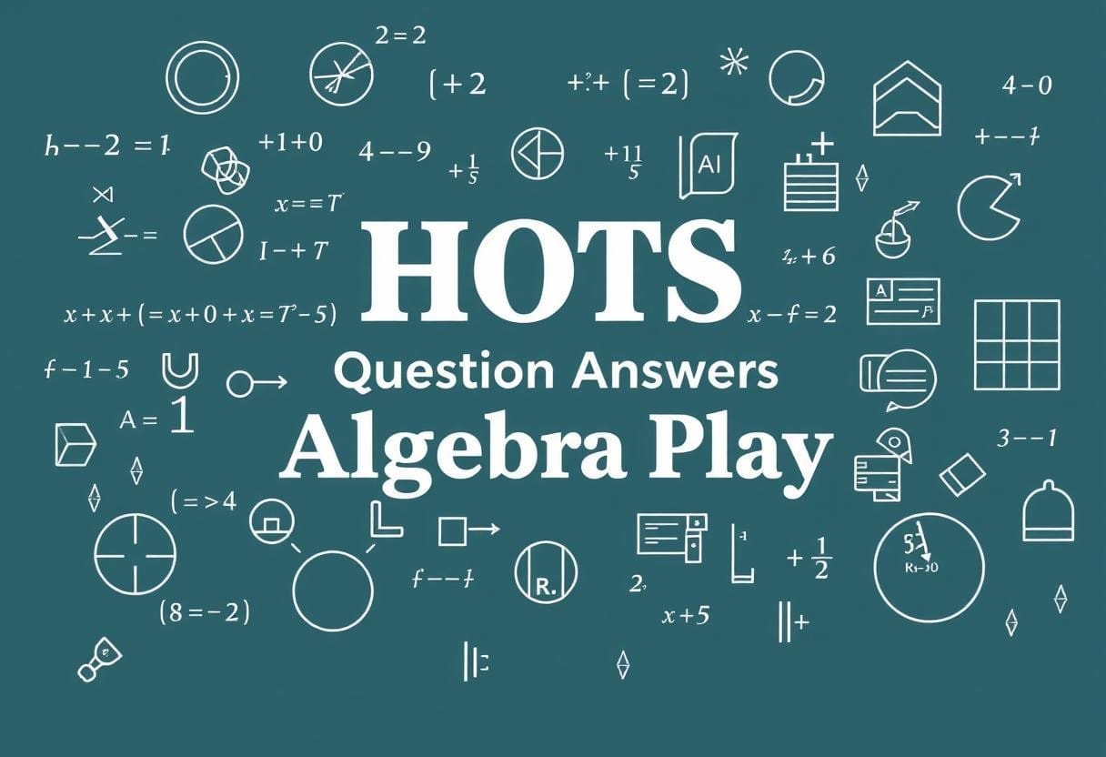 Hots Math Questions HOTS Question Answers Algebra Play - (Maths) Class 8 (Old NCERT)