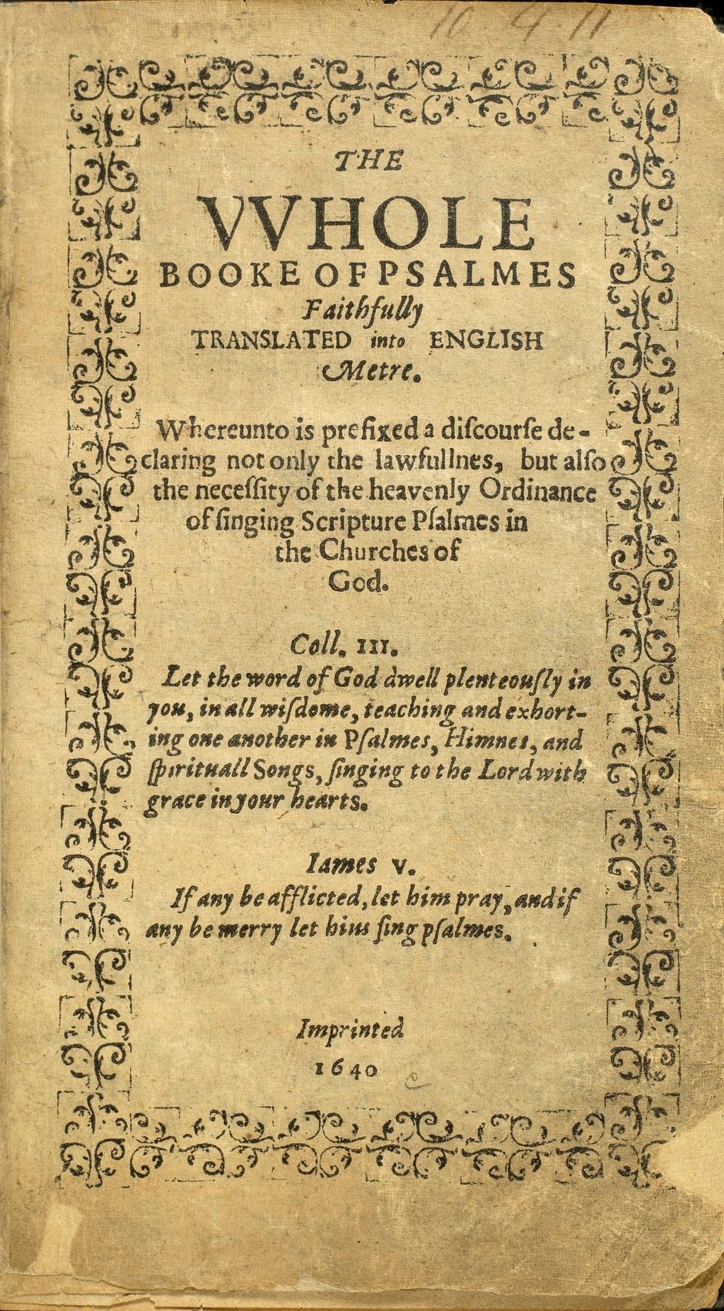 First Printed Book