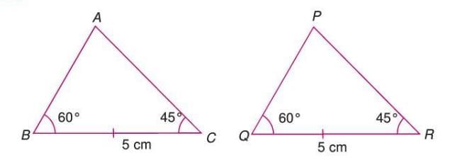 Congruence of Triangles Chapter Notes | Mathematics Class 7 ICSE