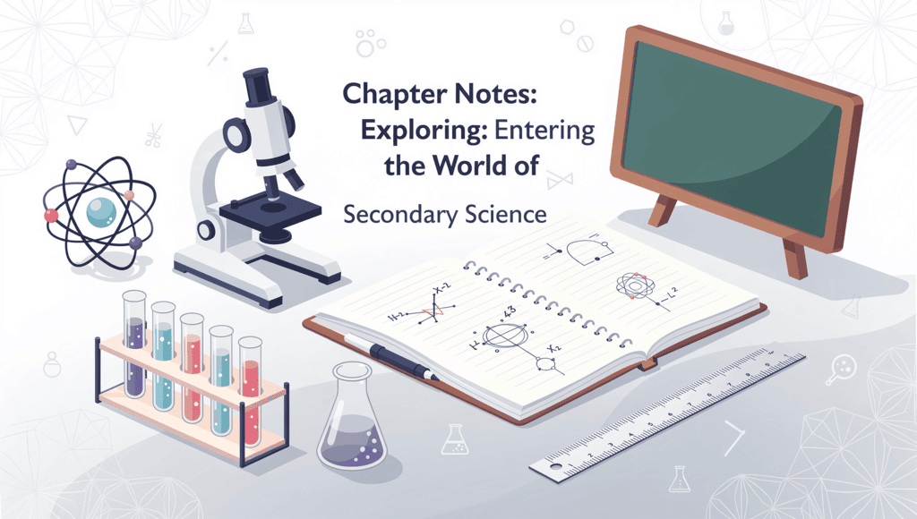 Chapter Notes: Exploring: Entering the World of Secondary Science