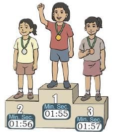 Racing Seconds NCERT Solutions | Mathematics (Maths Mela) Class 5 - New NCERT