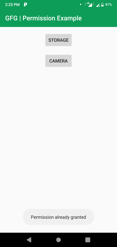 How to Request Permissions in Android Application? - Software Development