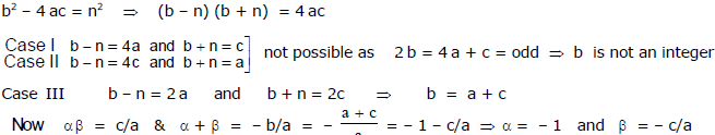 Examples: Quadratic Equations | Mathematics (Maths) for JEE Main & Advanced