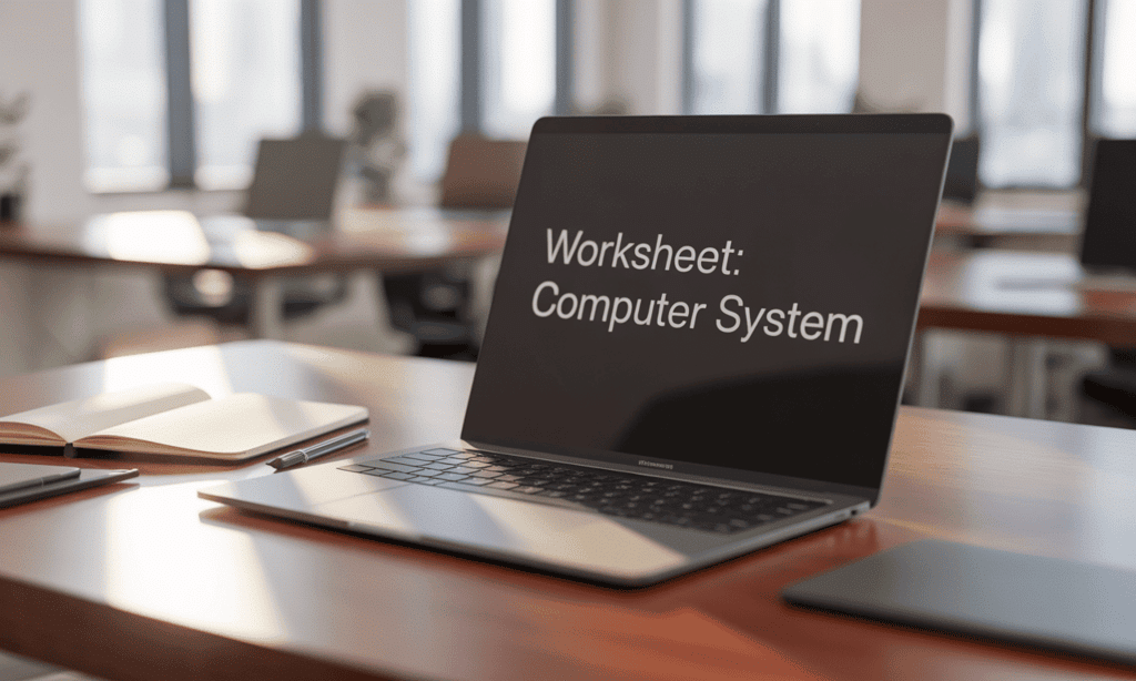 Worksheet: Computer System | Information and Communications Technology (ICT) for Grade 9