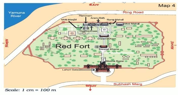Worksheet Solutions: Maps and Locations - 2 | Worksheets with Solutions for Class 5