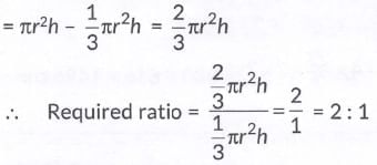 Class 10 Maths Chapter 12 Previous Year Questions - Surface Area and Volumes