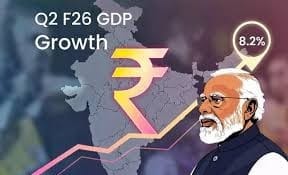 India`s Q2 FY26 GDP Growth Accelerates to 8.2%