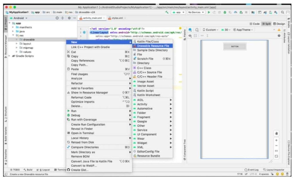 How to create customised Buttons in Android with different shapes and colours - Software Development