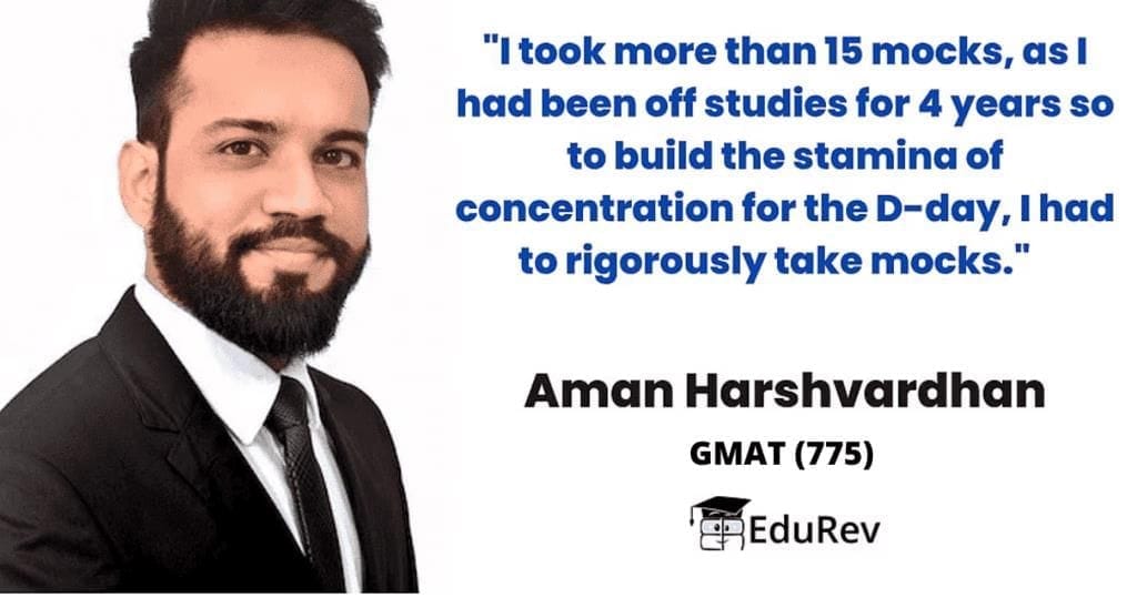 Step 5: Practice, mocks and analysis!