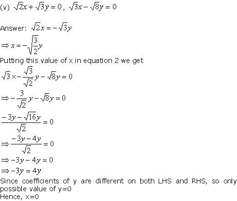 Pair of Linear Equations In Two Variables Notes - Class 9