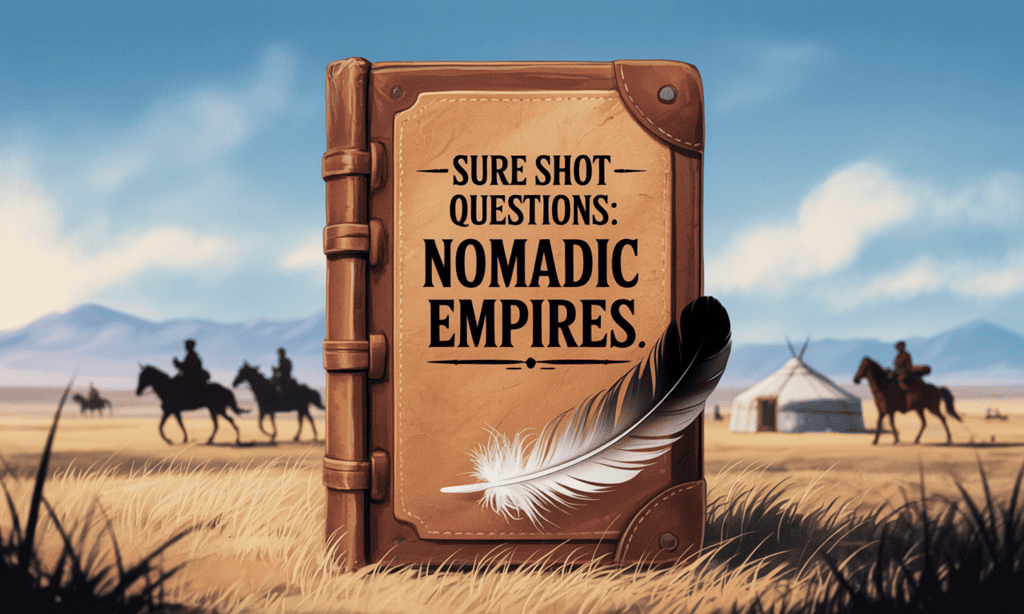 Sure Shot Questions: Nomadic Empires | History Class 11 - Humanities/Arts