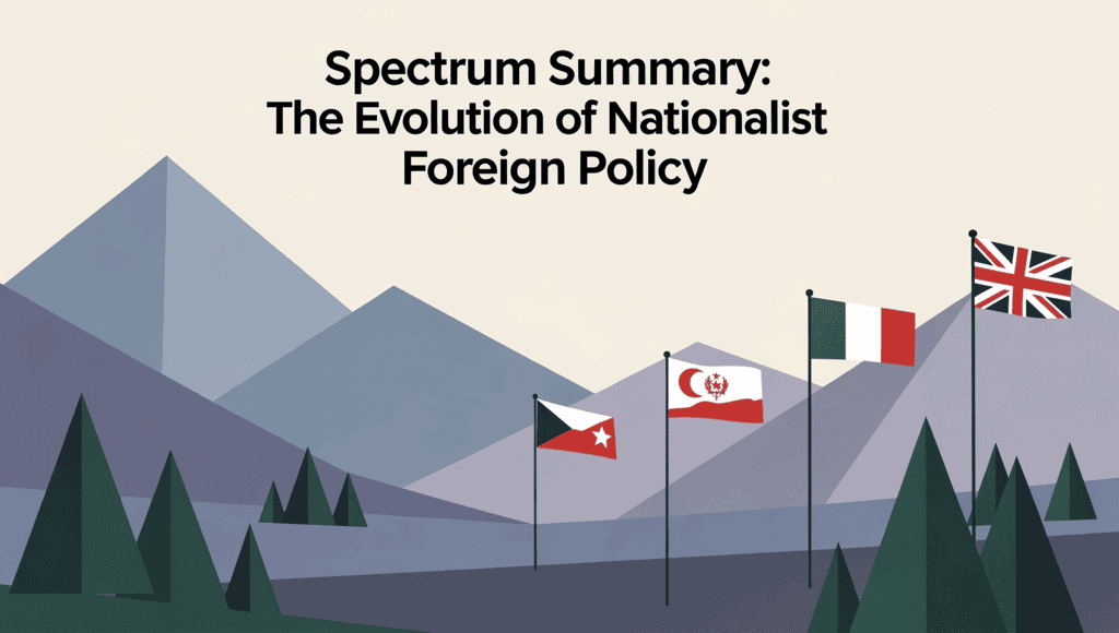 Spectrum Summary: The Evolution of Nationalist Foreign Policy