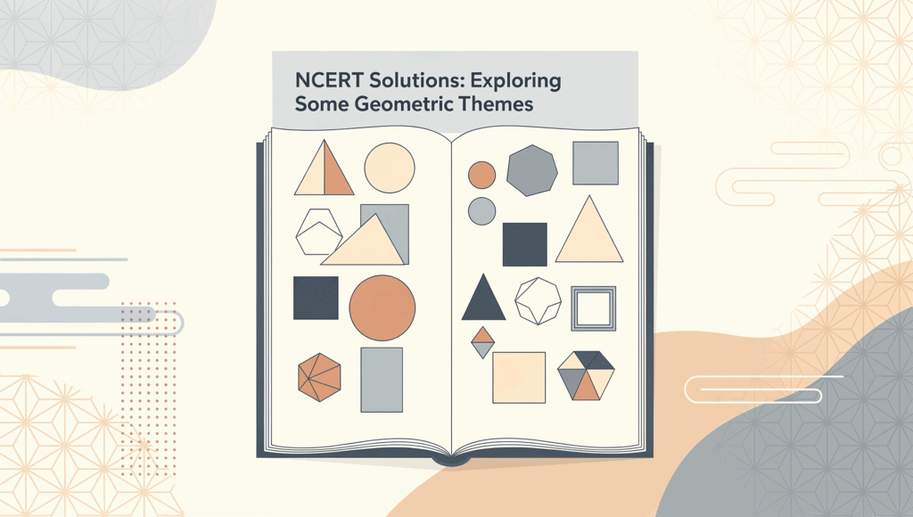 NCERT Solutions: Exploring Some Geometric Themes