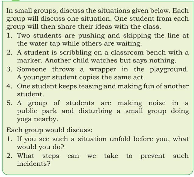 Our School—A Happy Place NCERT Solutions | Our Wondrous World  Class 5 - New NCERT