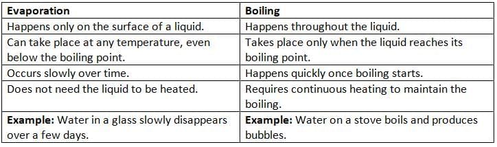 States of Matter Chapter Notes | Science for Grade 6