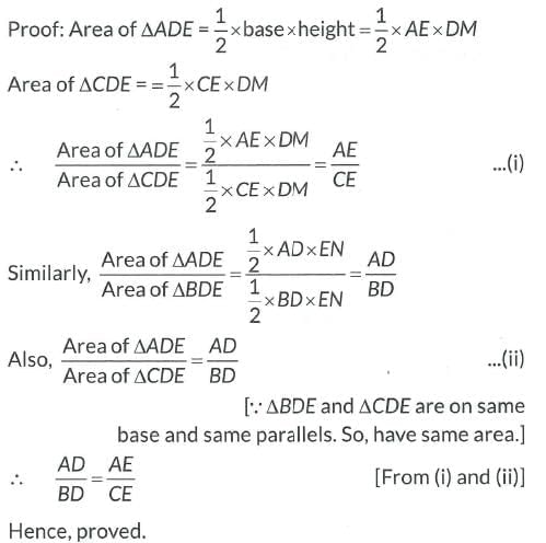 Previous Year Questions: Triangles | Mathematics (Maths) Class 10