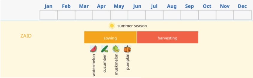 The rhythm of seasons and crops: kharif, rabi, and zaid