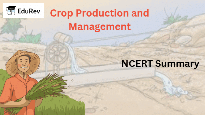 Crop Production & Management Summary Class 8 NCERT Summary