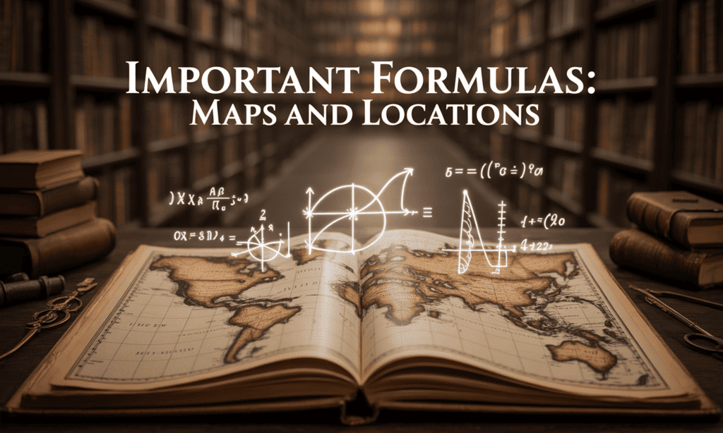 Important Formulas: Maps and Locations | Mathematics (Maths Mela) Class 5 - New NCERT