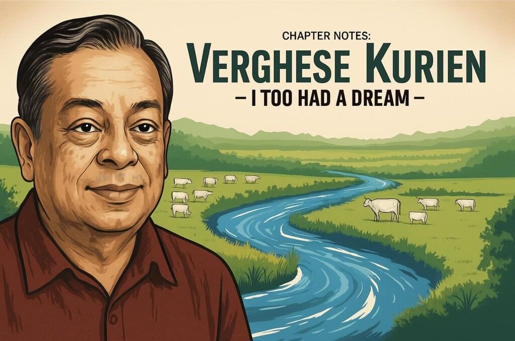 Verghese Kurien — I Too Had A Dream Chapter Notes | Chapter Notes For Class 8