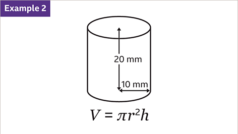 Surface area and volume of a cylinder - Year 7