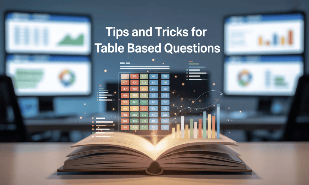 Tips and Tricks for Table Based Questions | Logical Reasoning (LR) and Data Interpretation (DI) - CAT