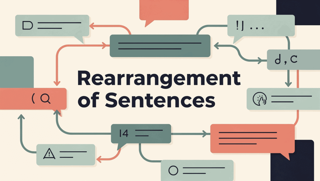 Rearrangement of Sentences