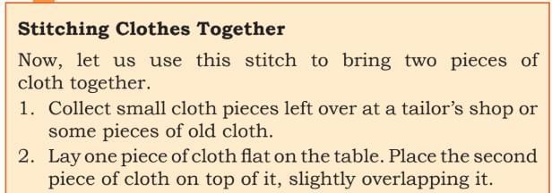 Clothes-How Things are Made NCERT Solutions | Our Wondrous World  Class 5 - New NCERT
