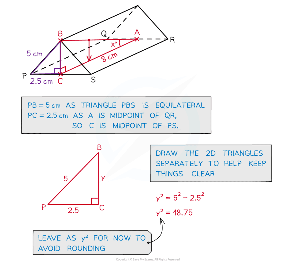 3D Pythagoras and Trigonometry - Year 11 PDF Download