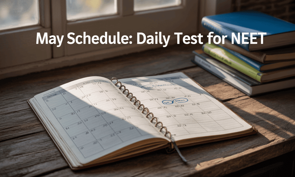 May Schedule: Daily Test for NEET | Daily Test for NEET Preparation