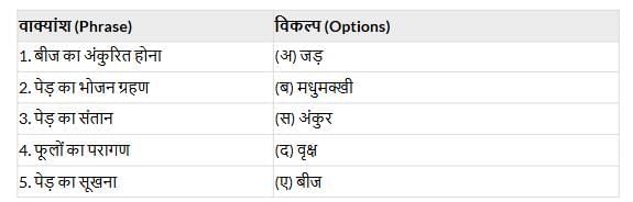 Worksheet Solutions: पेड़ की बात | Worksheets with Solutions for Class 6