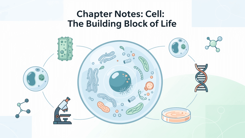 Cell The Building Block of Life Chapter Notes - Science Class 9 New NCERT