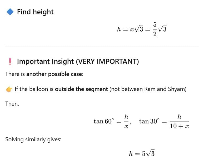 Trigonometry: Solved Examples