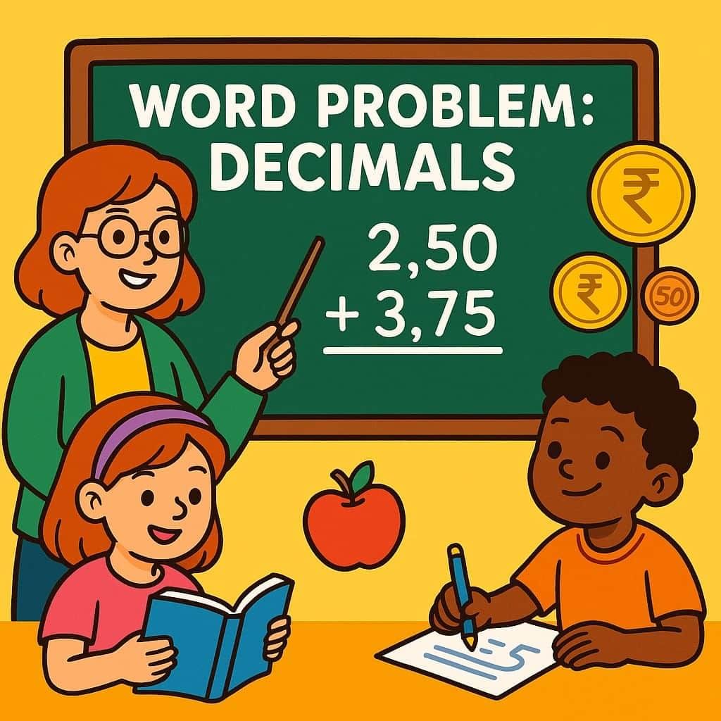 Word Problem: Decimals | Mathematics for Class 4