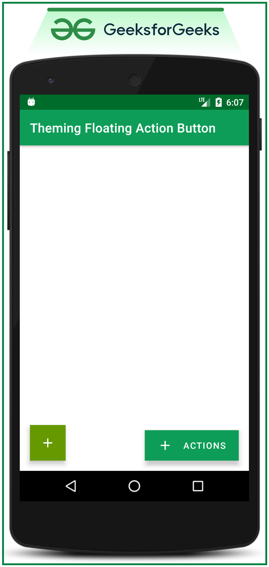 Theming Floating Action Buttons in Android with Example - Software Development