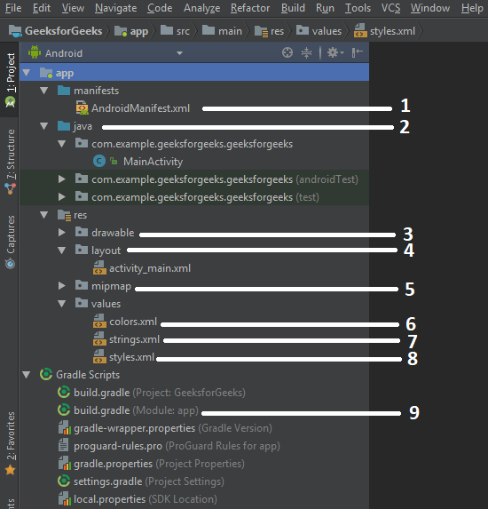 Android Application File Structure - Software Development PDF Download