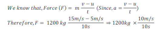 Numerical Problems Based on Newton`s Second Law of Motion(2) - Force & Laws of Motion - Class 9
