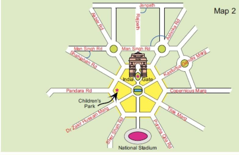 Important Questions: Maps and Locations | Mathematics (Maths Mela) Class 5 - New NCERT