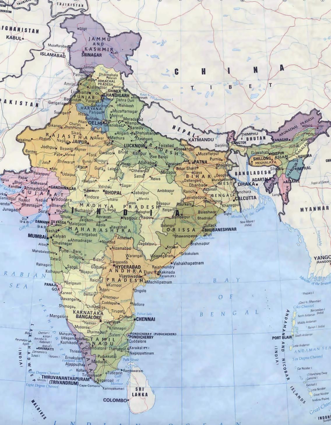 Representation of Geographical Features Chapter Notes | Geography Class 6 ICSE
