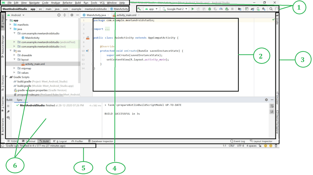 Android Studio Main Window - Software Development PDF Download