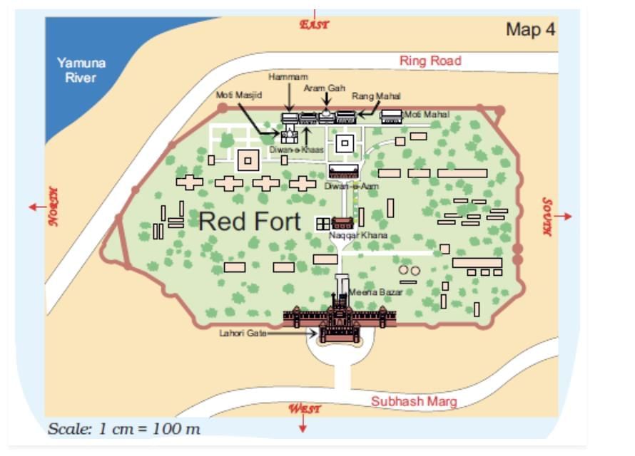 Important Questions: Maps and Locations | Mathematics (Maths Mela) Class 5 - New NCERT