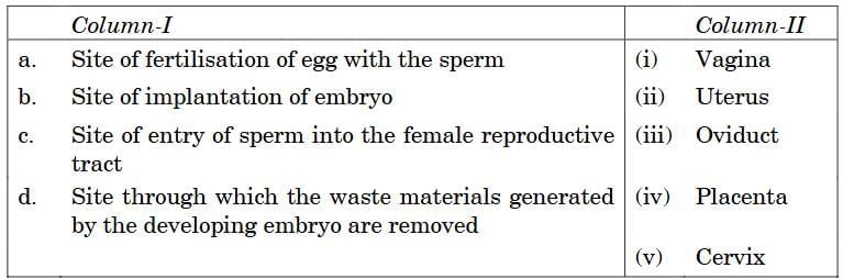 Class 10 Science Chapter 7 Previous Year Questions - How do Organisms Reproduce?