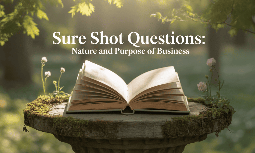 Sure Shot Questions: Nature and Purpose of Business | Business Studies (BST) Class 11 - Commerce