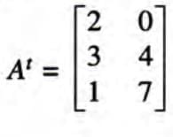 Matrices Chapter Notes | Mathematics Class 10 ICSE