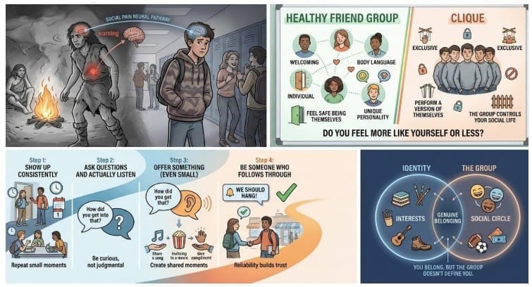 Social Confidence: Friends, Cliques & Fitting In