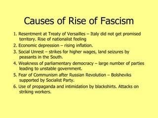 Revision Notes: Rise of Dictatorships | History for Grade 9