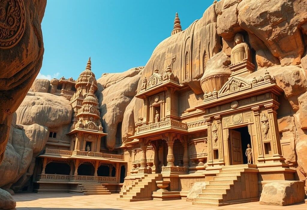 GS1 PYQ (Mains Answer Writing): Rock Cut Architecture | History for UPSC CSE