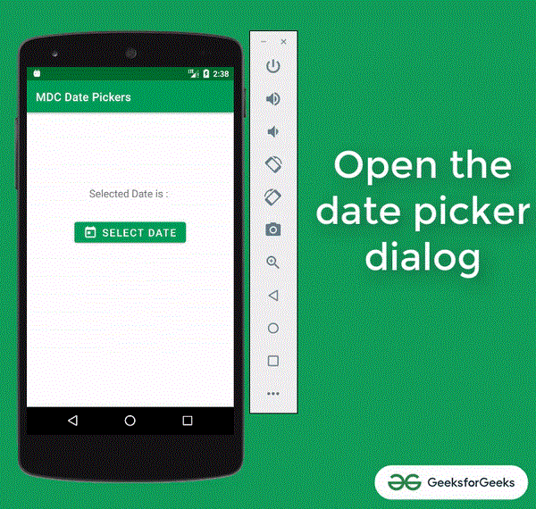 More Functionalities of Material Design Date Picker in Android ...