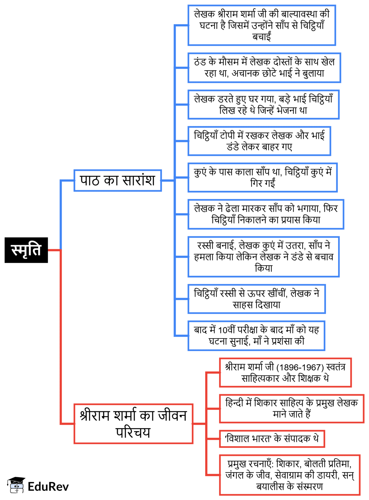 Mind Map: स्मृति