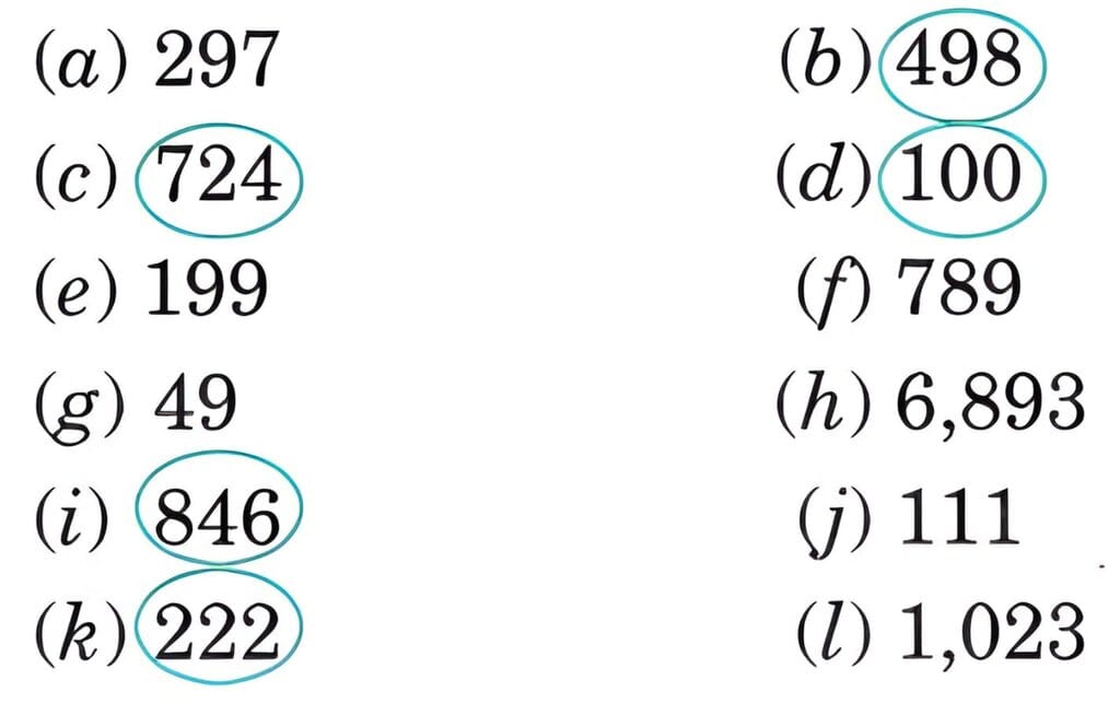 Even and Odd Numbers